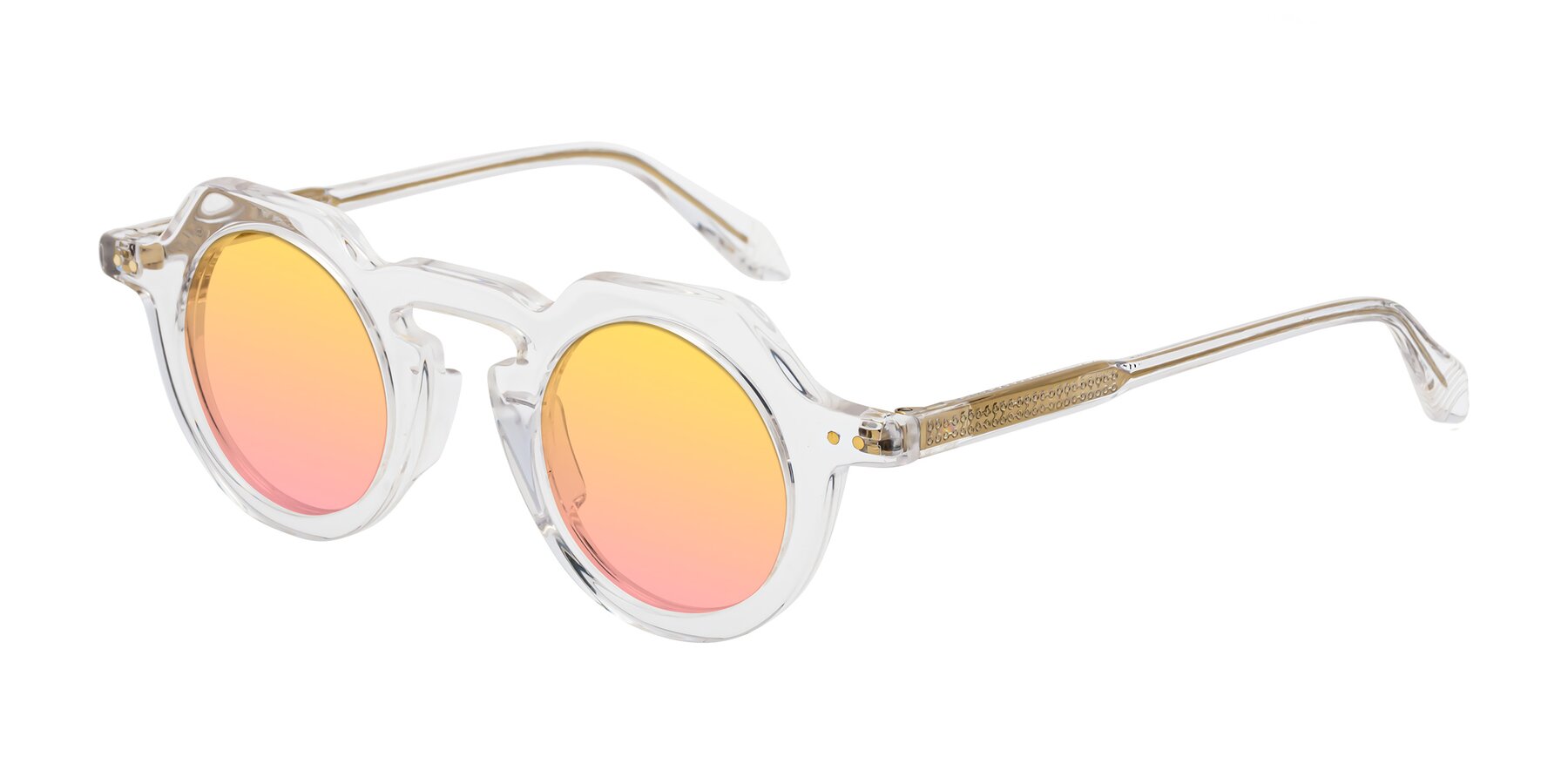 Angle of Arbor in Clear with Yellow / Pink Gradient Lenses