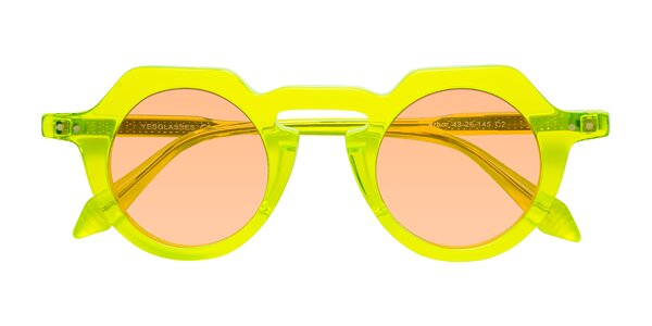 Front of Arbor in Neon Yellow