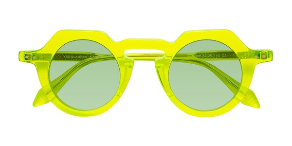 Front of Arbor in Neon Yellow