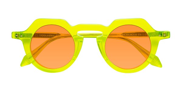 Front of Arbor in Neon Yellow