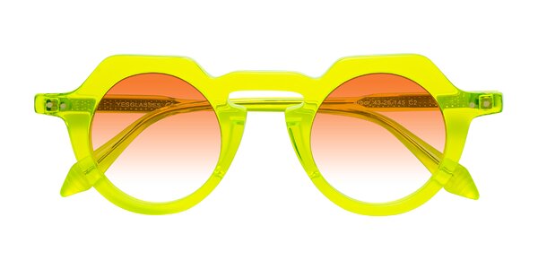 Front of Arbor in Neon Yellow