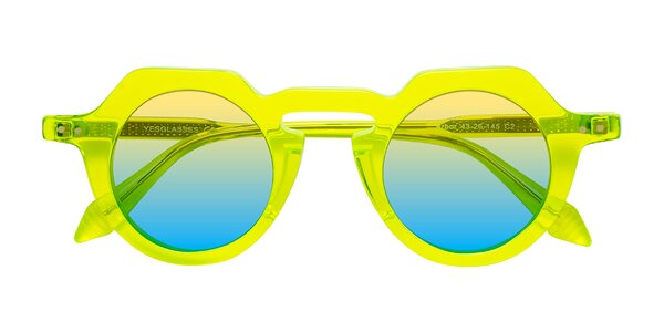 Front of Arbor in Neon Yellow