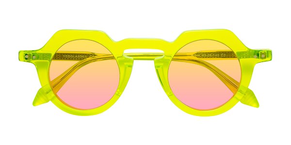 Front of Arbor in Neon Yellow