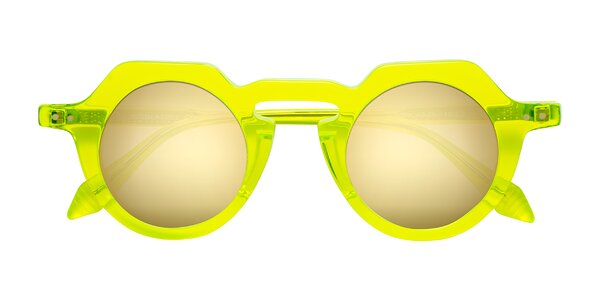 Front of Arbor in Neon Yellow