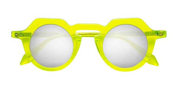 Front of Arbor in Neon Yellow