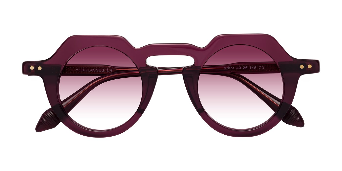 Arbor - Deep Purple Gradient Sunglasses