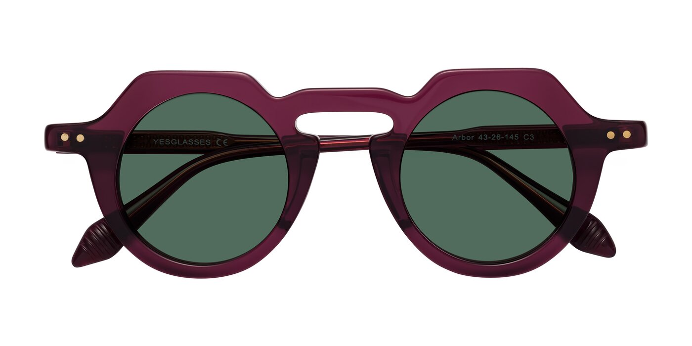 Arbor - Deep Purple Polarized Sunglasses