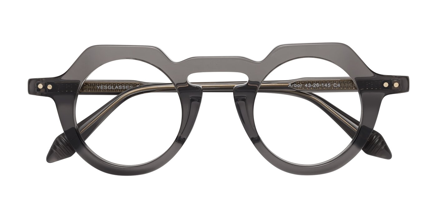 Arbor - Translucent Gray Eyeglasses