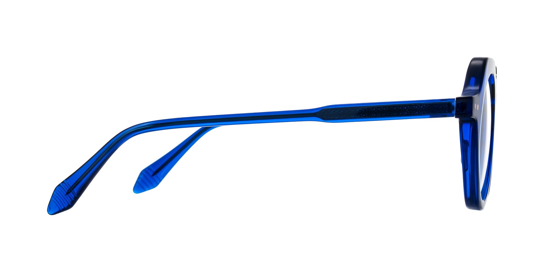 Side of Arbor in Blue with Clear Blue Light Blocking Lenses