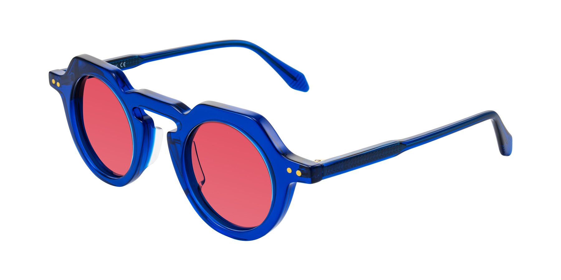 Angle of Arbor in Blue with Red Tinted Lenses