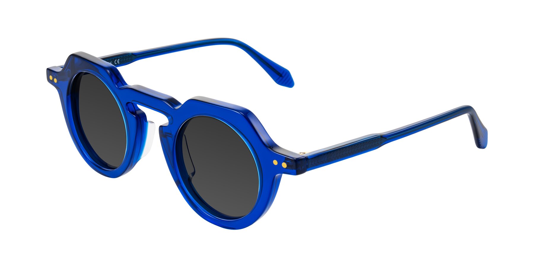 Angle of Arbor in Blue with Gray Tinted Lenses