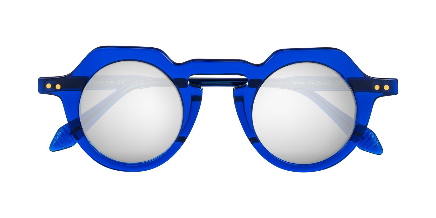 Arbor - Blue Flash Mirrored Sunglasses