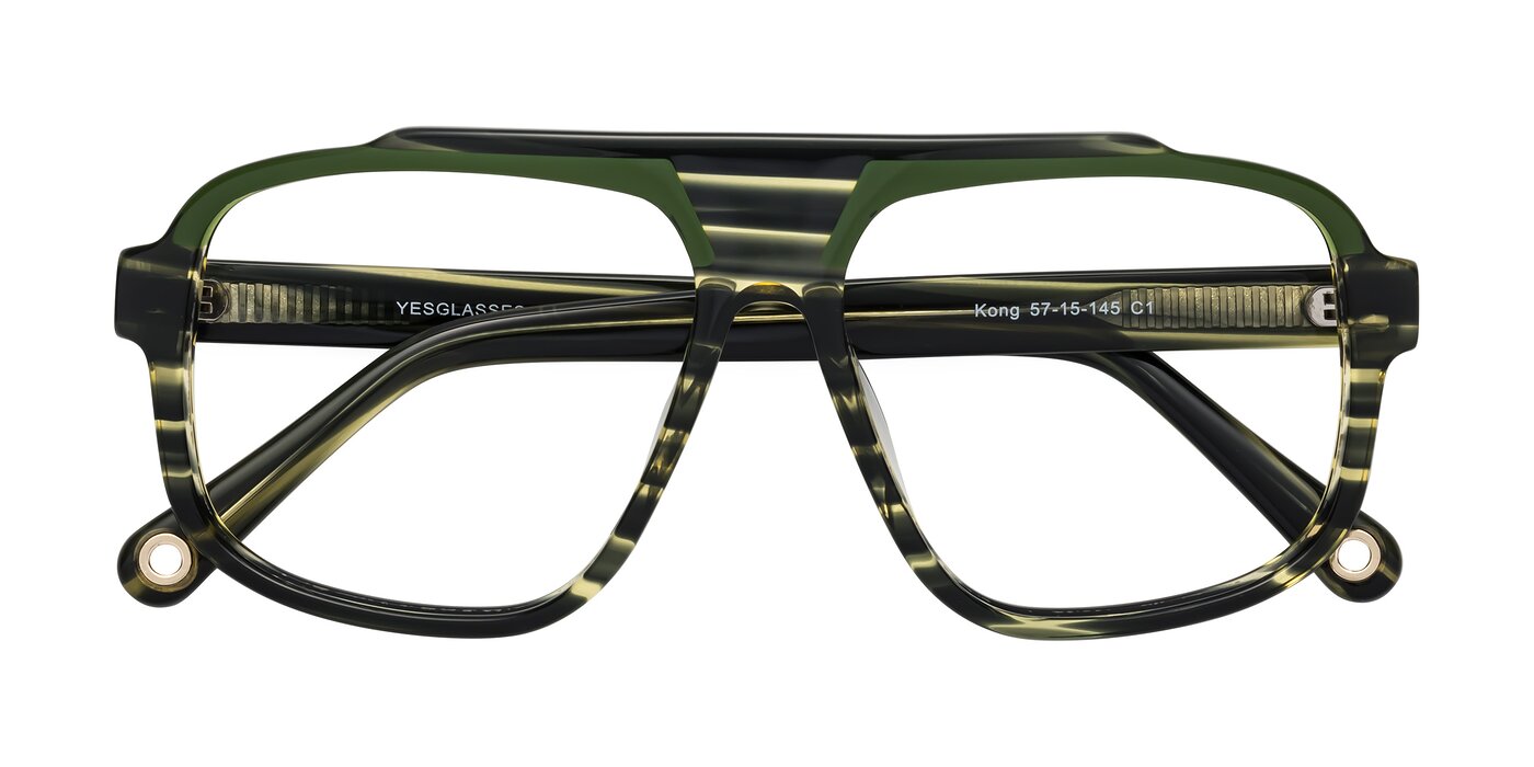 kong - Forest Striped Eyeglasses