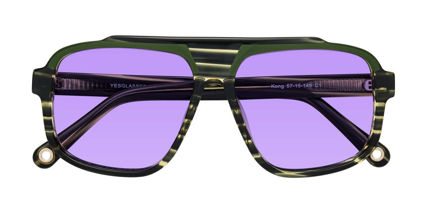 kong - Forest Striped Tinted Sunglasses