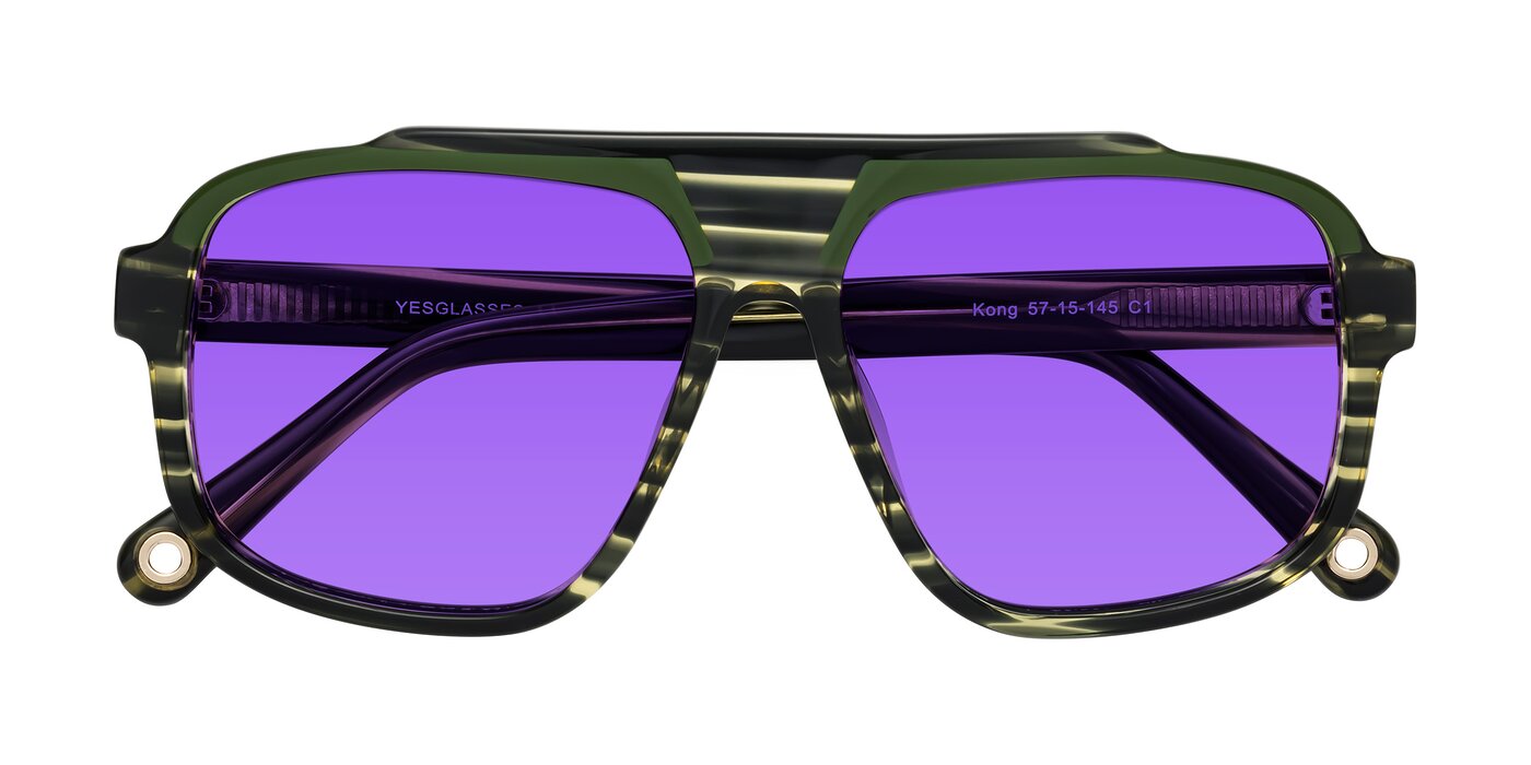 kong - Forest Striped Tinted Sunglasses