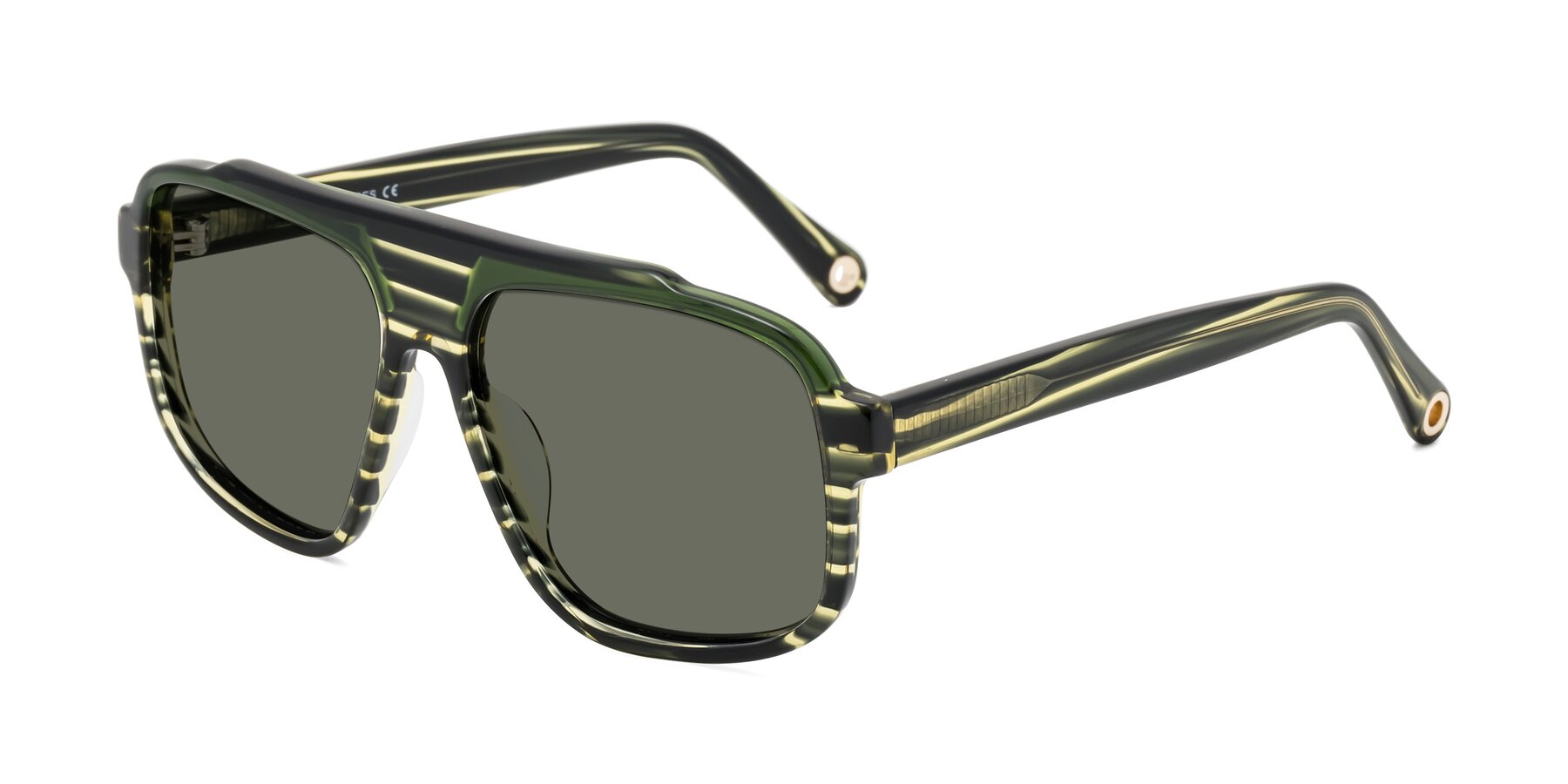 Angle of kong in Forest Striped with Gray Polarized Lenses