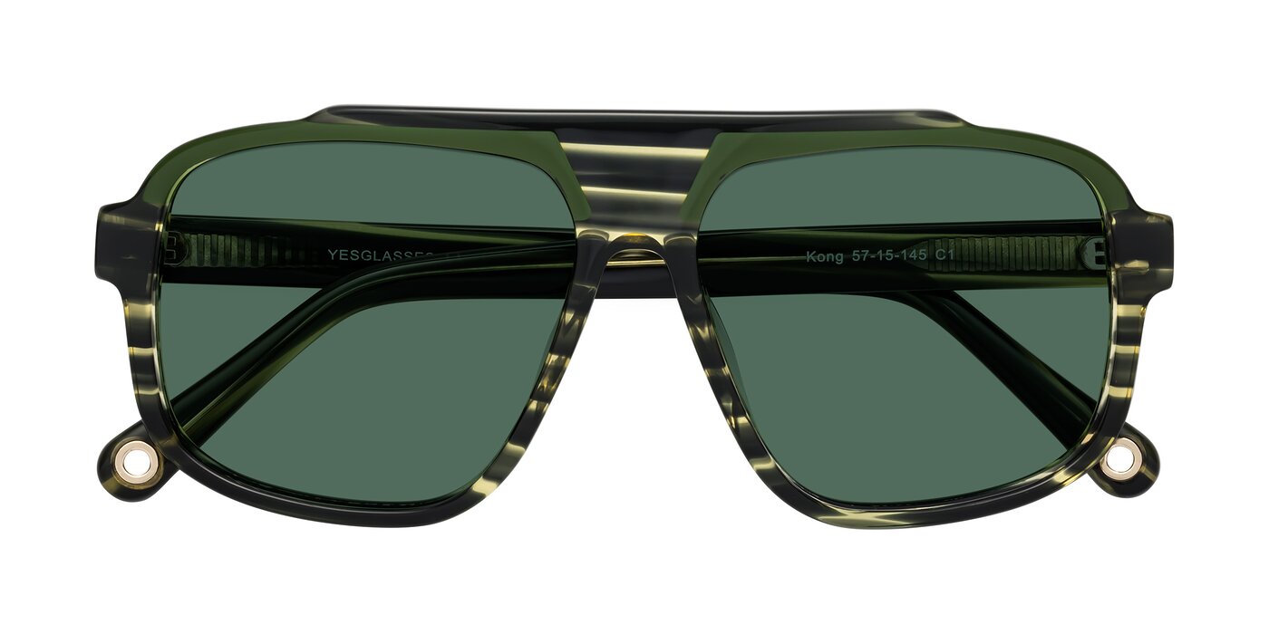 kong - Forest Striped Polarized Sunglasses