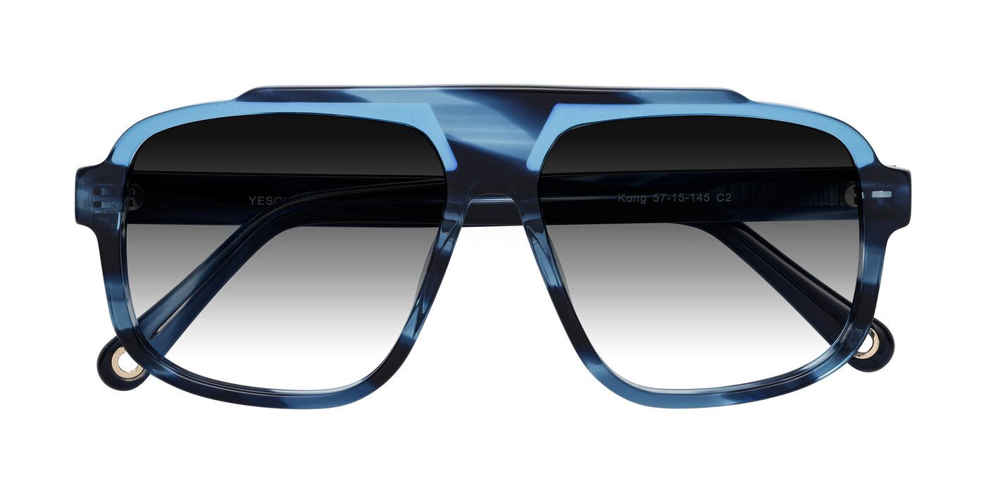 kong - Ocean Striped Gradient Sunglasses