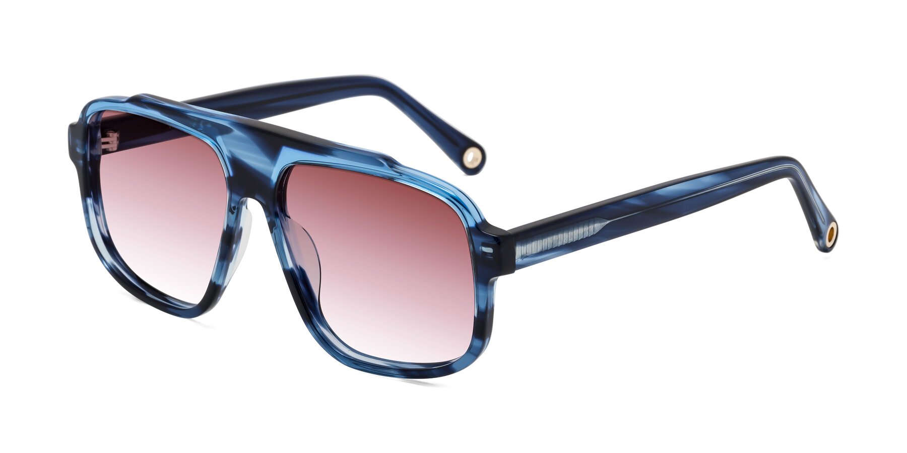 Angle of kong in Ocean Striped with Garnet Gradient Lenses