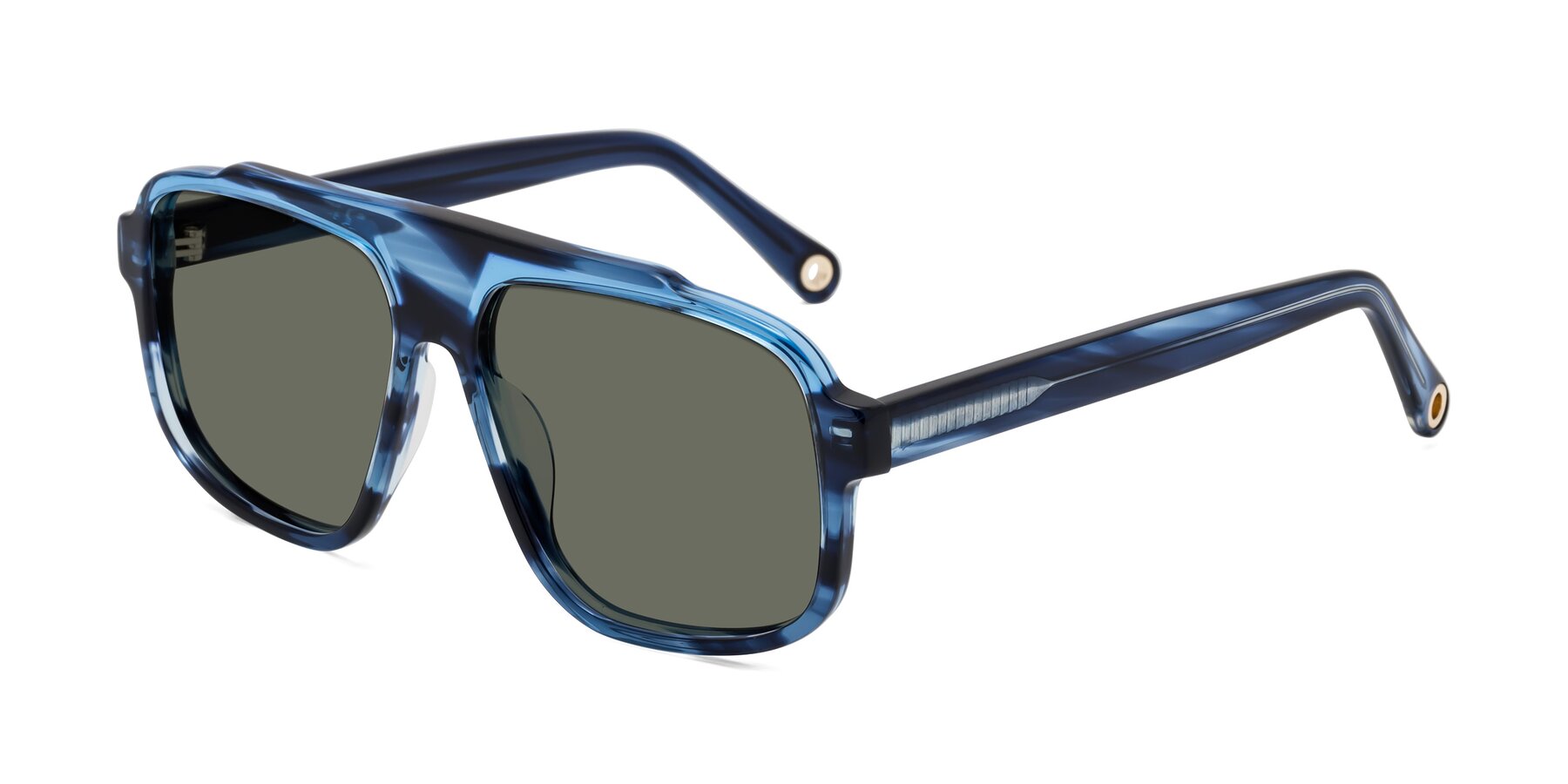 Angle of kong in Ocean Striped with Gray Polarized Lenses