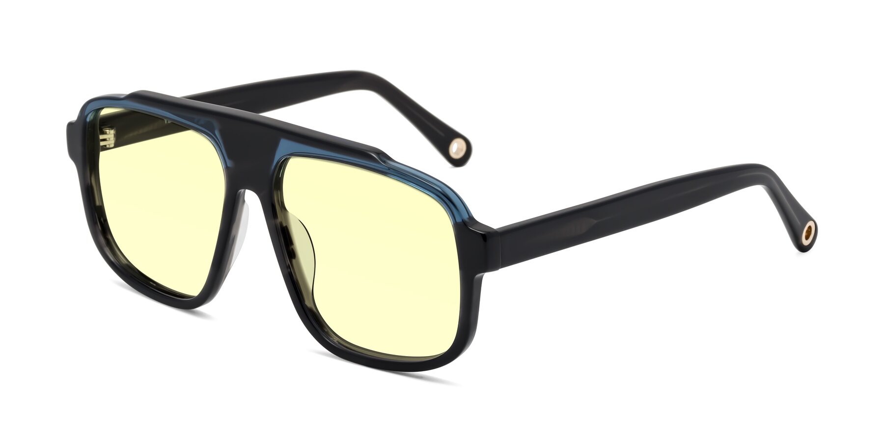 Angle of kong in Storm Striped with Light Yellow Tinted Lenses