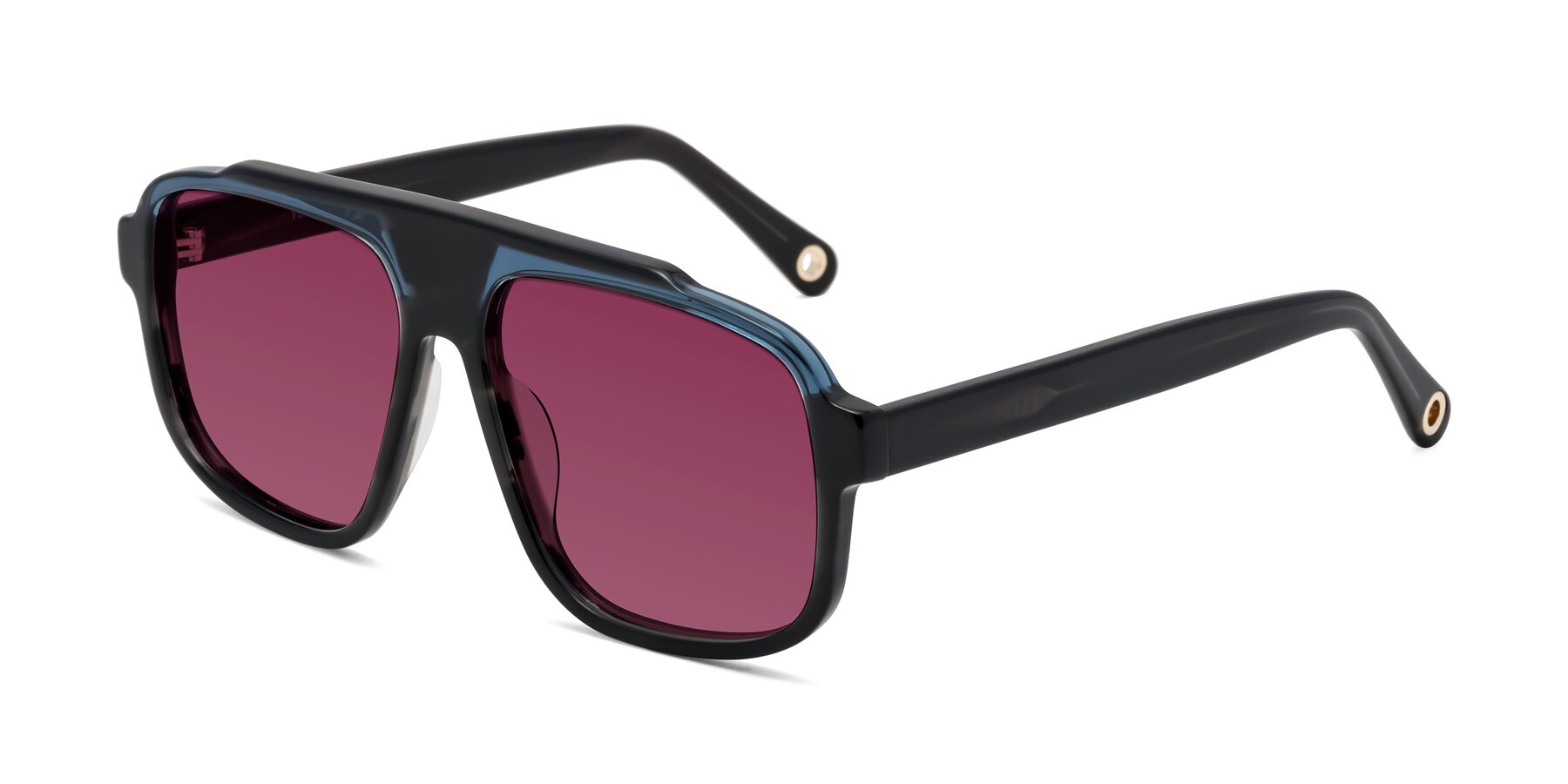 Angle of kong in Storm Striped with Wine Tinted Lenses