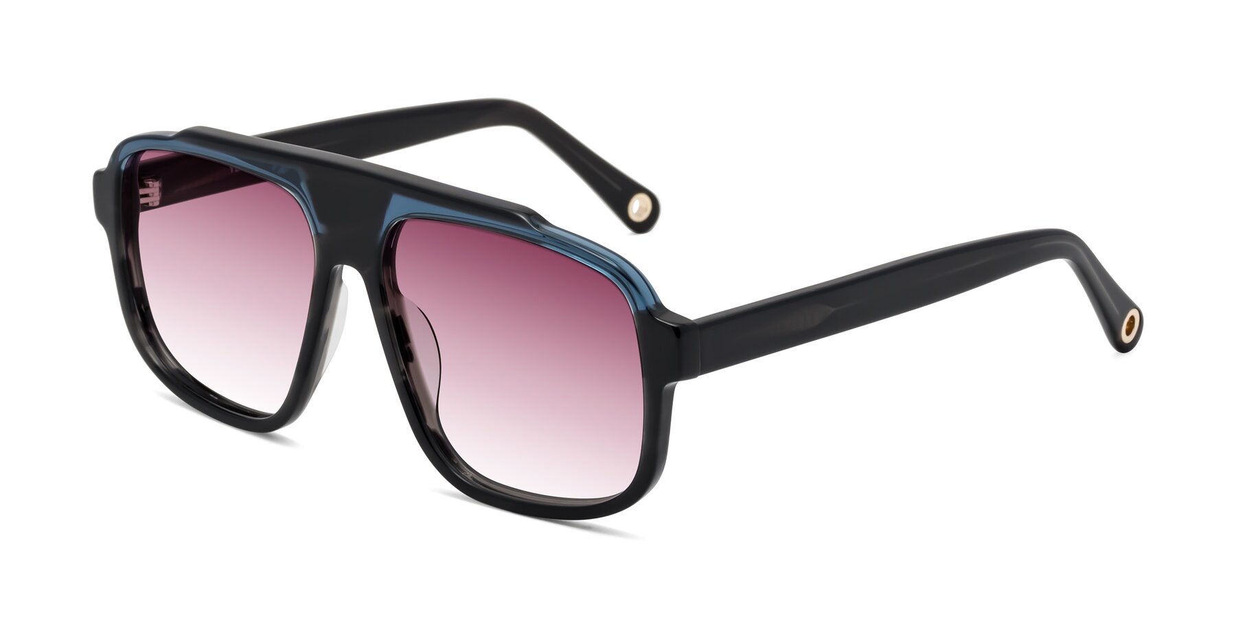 Angle of kong in Storm Striped with Wine Gradient Lenses