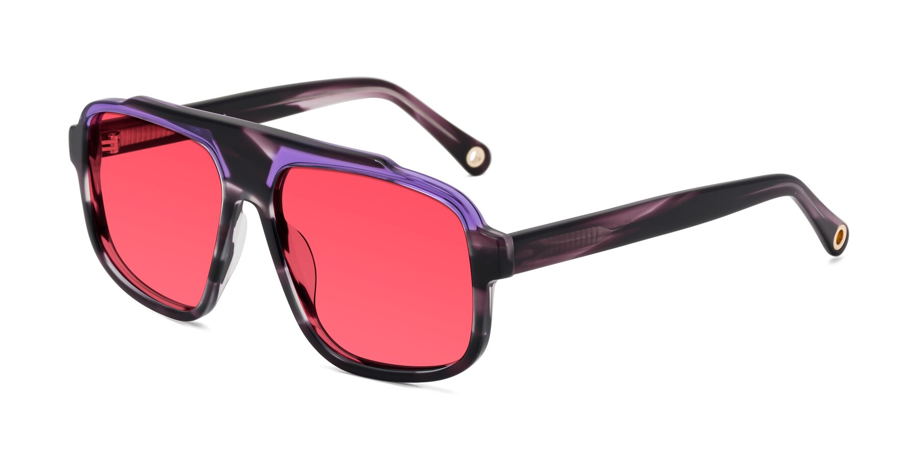 Angle of kong in Twilight Striped with Red Tinted Lenses