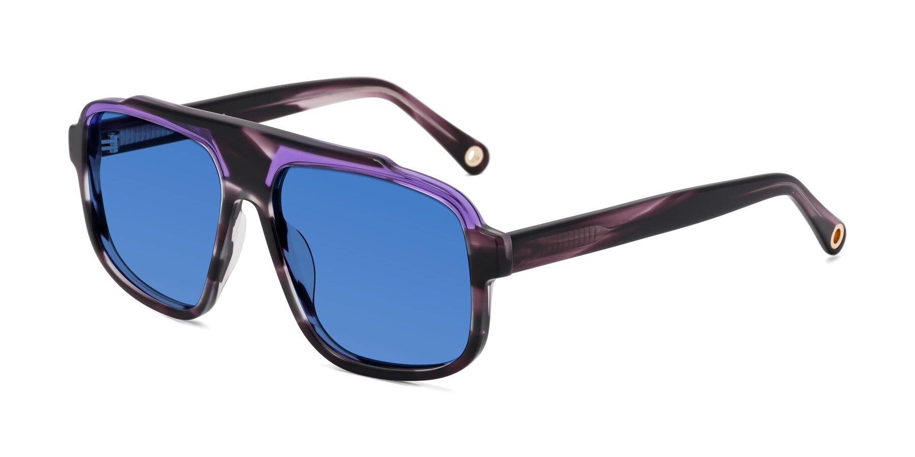 Angle of kong in Twilight Striped with Blue Tinted Lenses