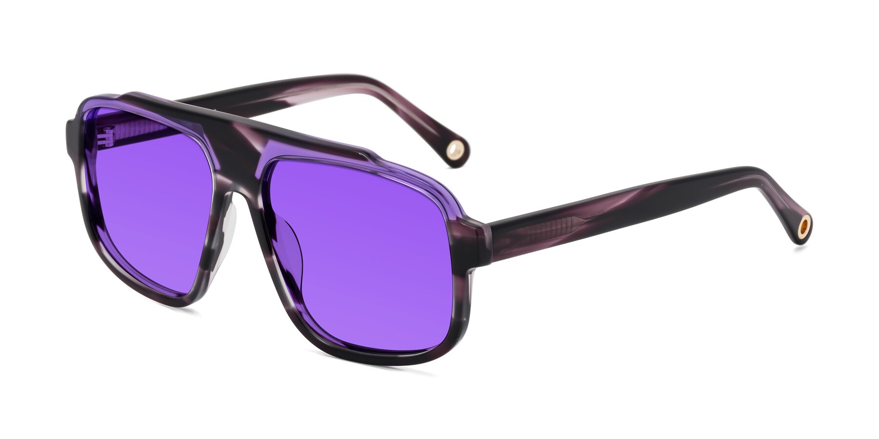 Angle of kong in Twilight Striped with Purple Tinted Lenses