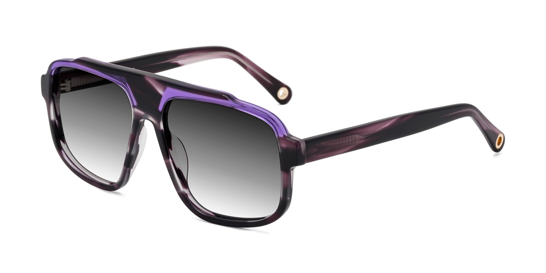 Angle of kong in Twilight Striped with Gray Gradient Lenses