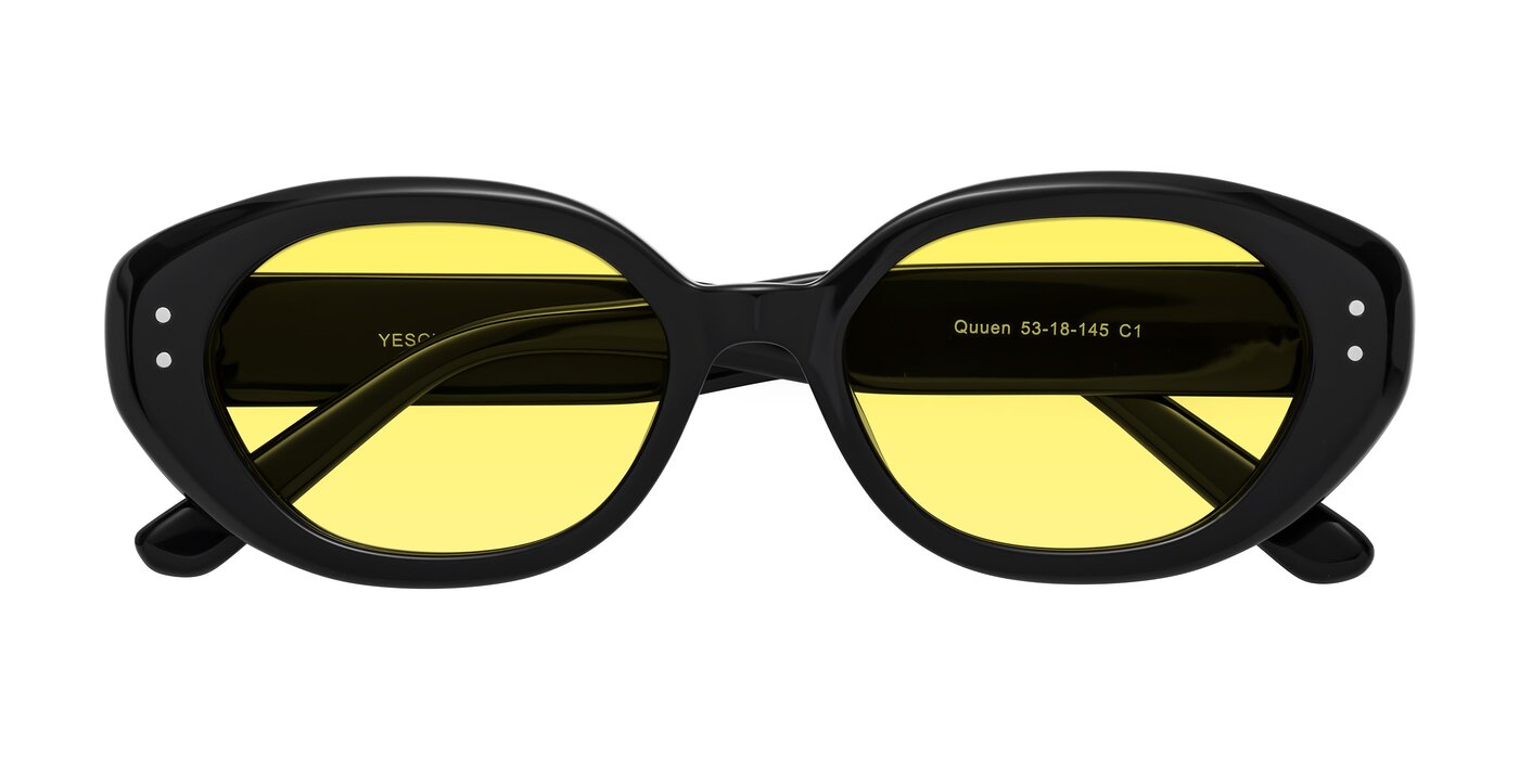 Quuen - Black Tinted Sunglasses