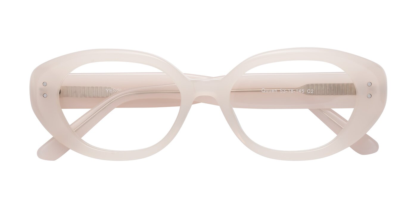 Quuen - Pale Pink Eyeglasses