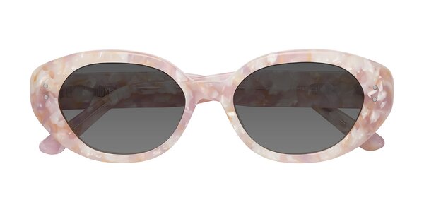 Front of Quuen in Light Pink Tortoise