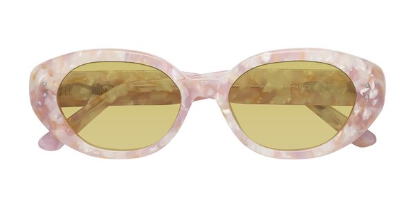 Front of Quuen in Light Pink Tortoise