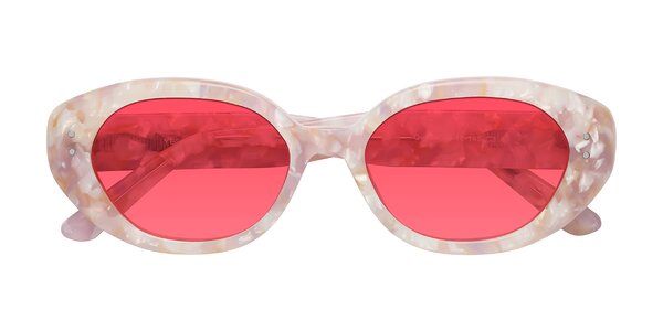 Front of Quuen in Light Pink Tortoise