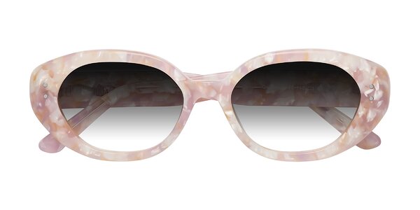 Front of Quuen in Light Pink Tortoise