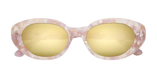 Front of Quuen in Light Pink Tortoise