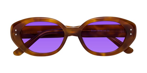 Front of Quuen in Amber Tortoise