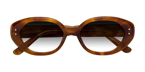 Front of Quuen in Amber Tortoise