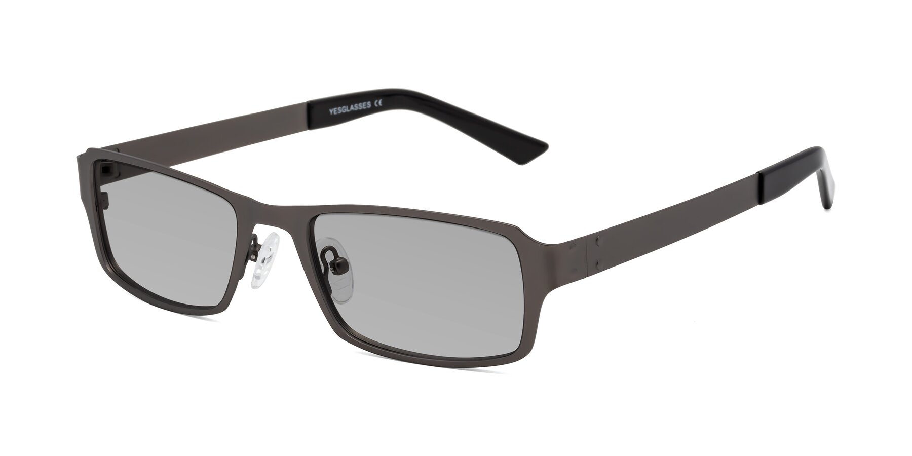 Angle of Moss in Gunmetal with Light Gray Tinted Lenses