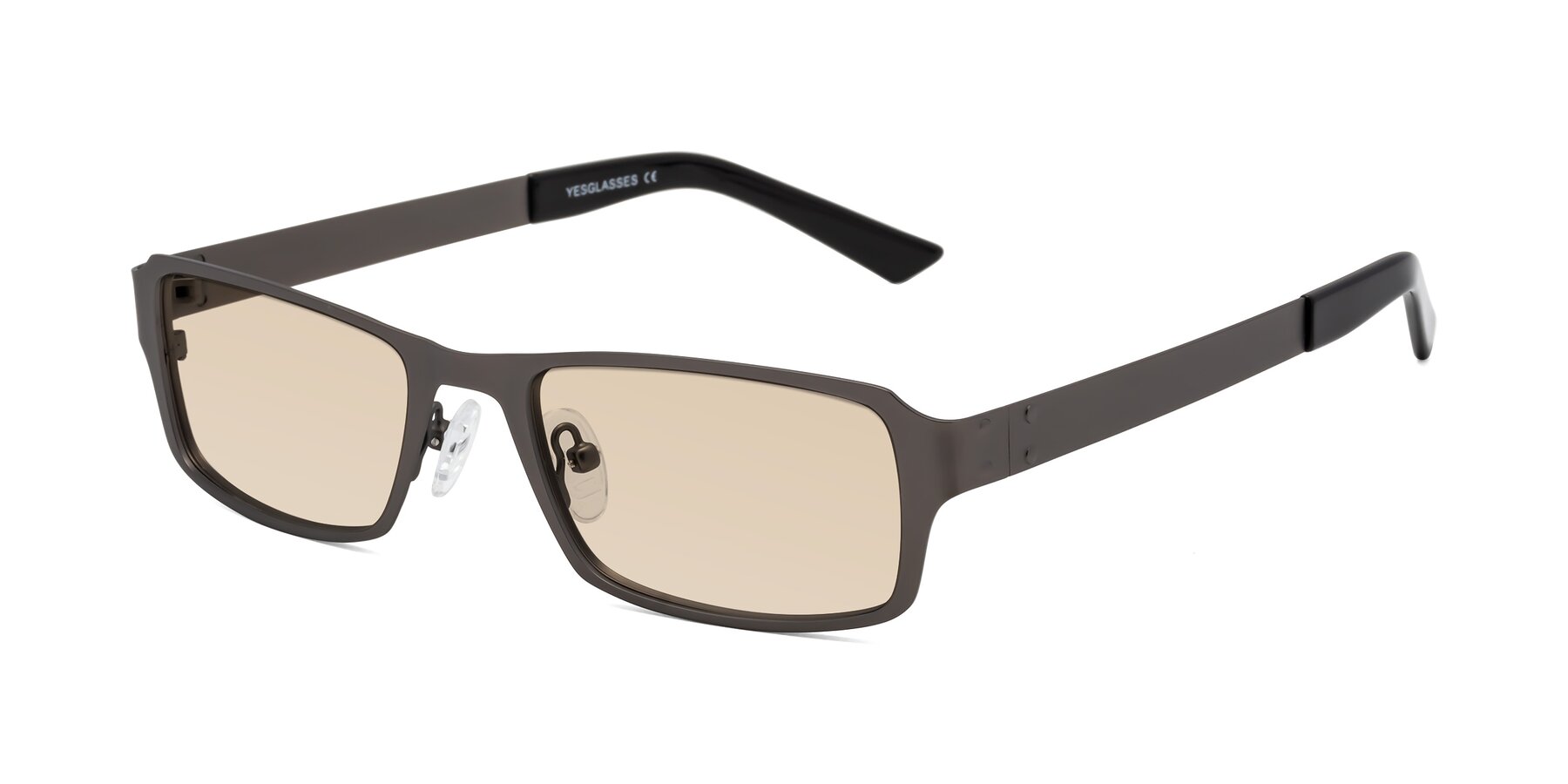 Angle of Moss in Gunmetal with Light Brown Tinted Lenses