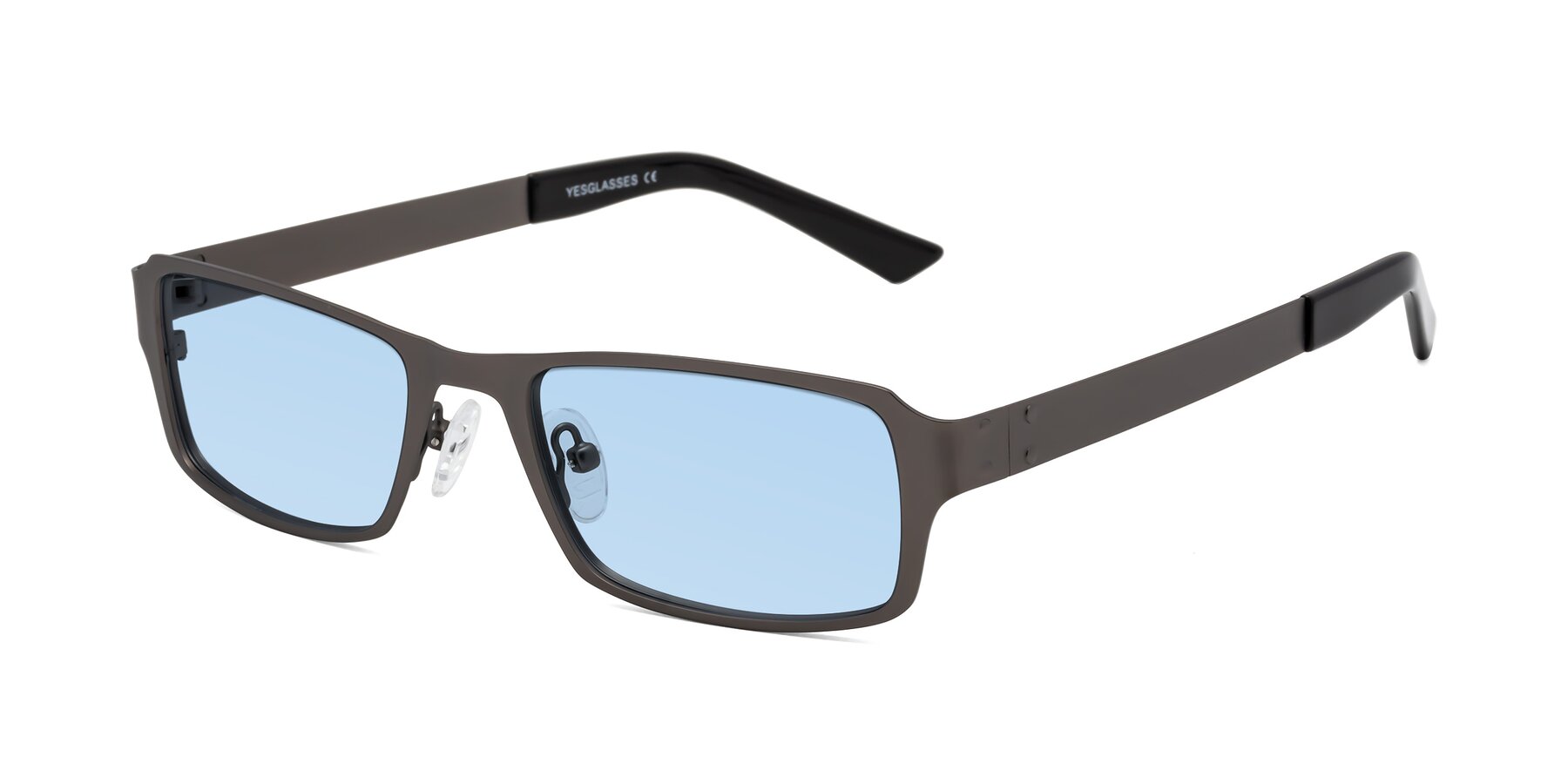 Angle of Moss in Gunmetal with Light Blue Tinted Lenses