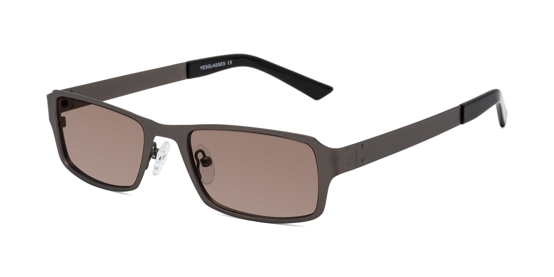 Angle of Moss in Gunmetal with Medium Brown Tinted Lenses