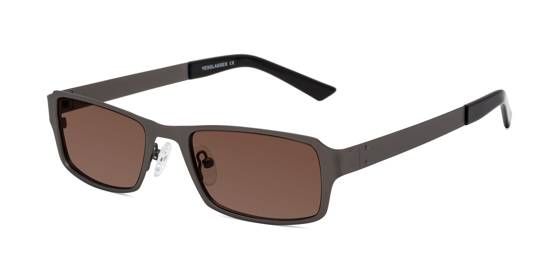 Angle of Moss in Gunmetal with Brown Tinted Lenses