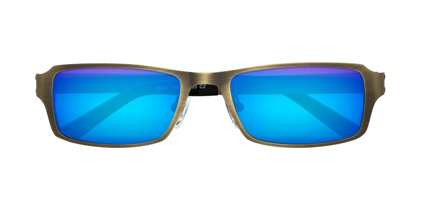 Moss - Bronze Flash Mirrored Sunglasses