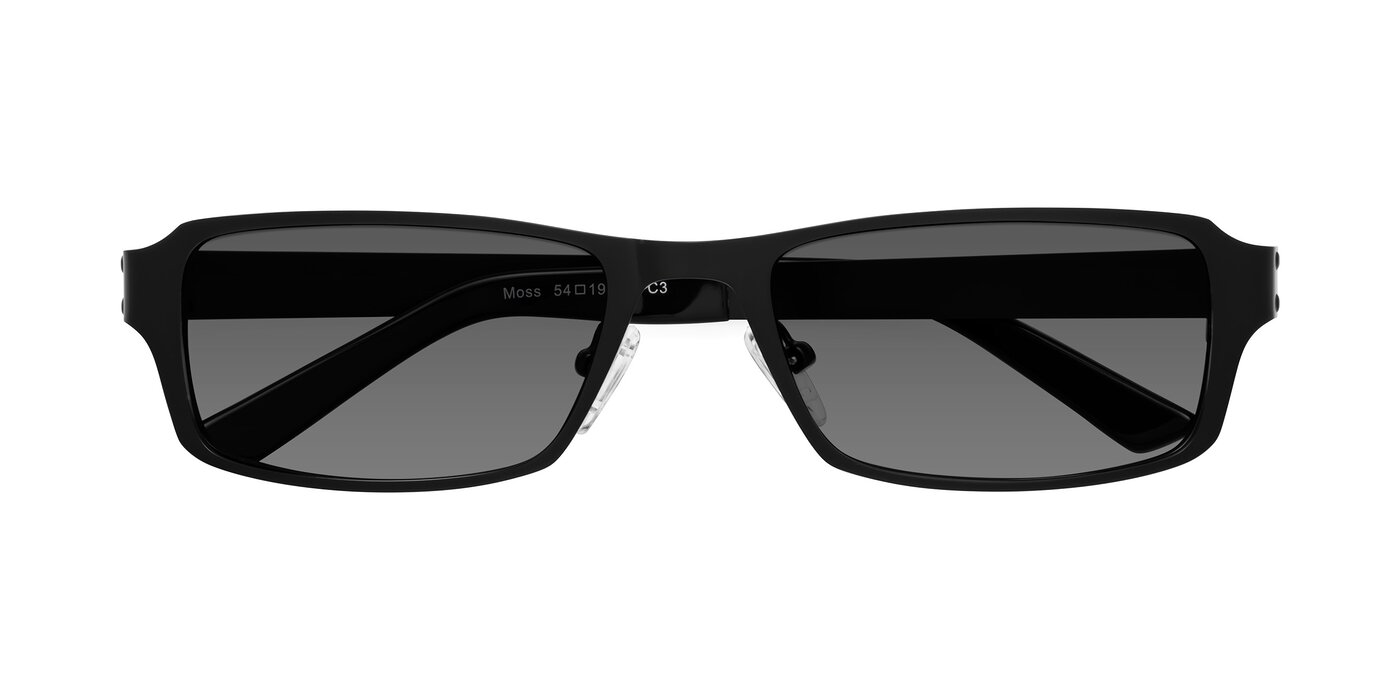 Moss - Matte Black Tinted Sunglasses