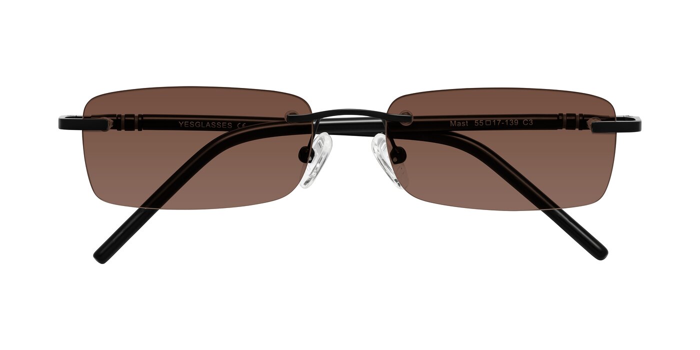 Mast - Matte Black Tinted Sunglasses