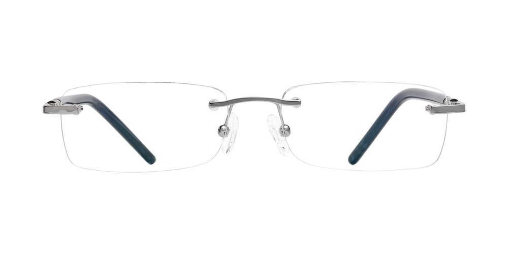 Mast - Silver/Blue Eyeglasses