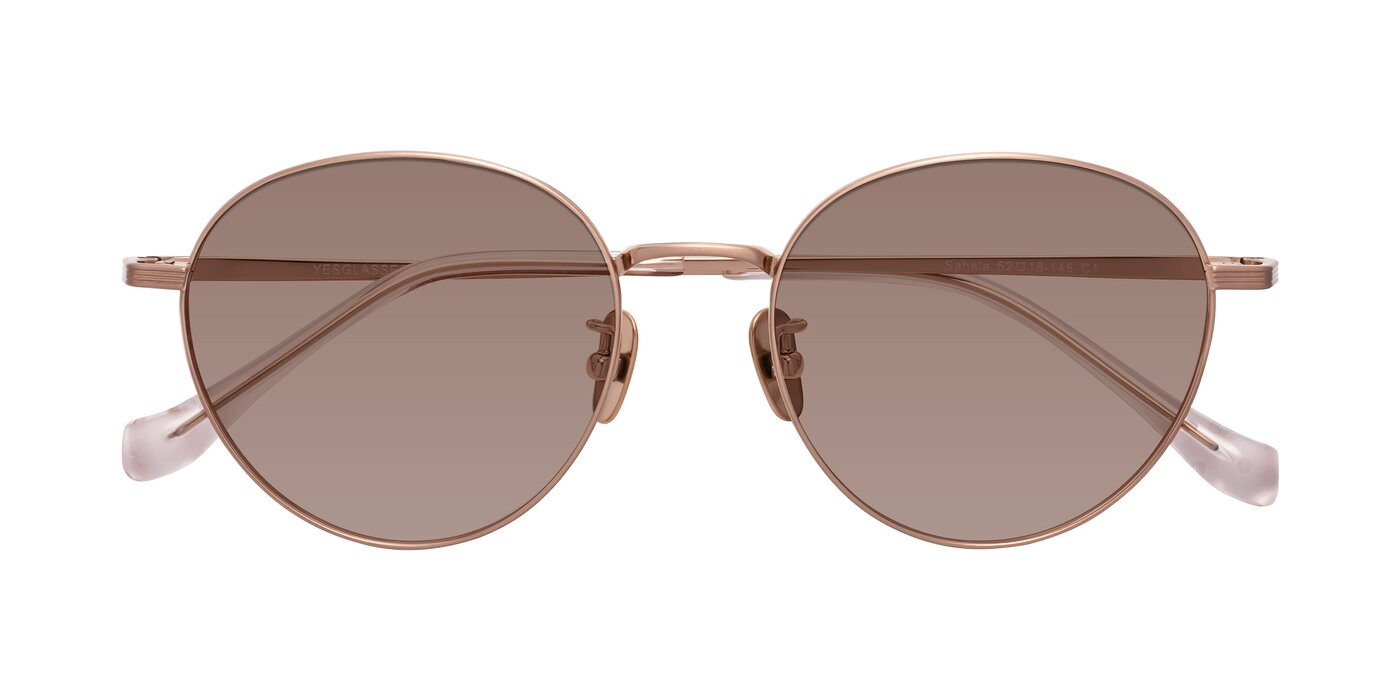 Sahala - Rose Gold Tinted Sunglasses